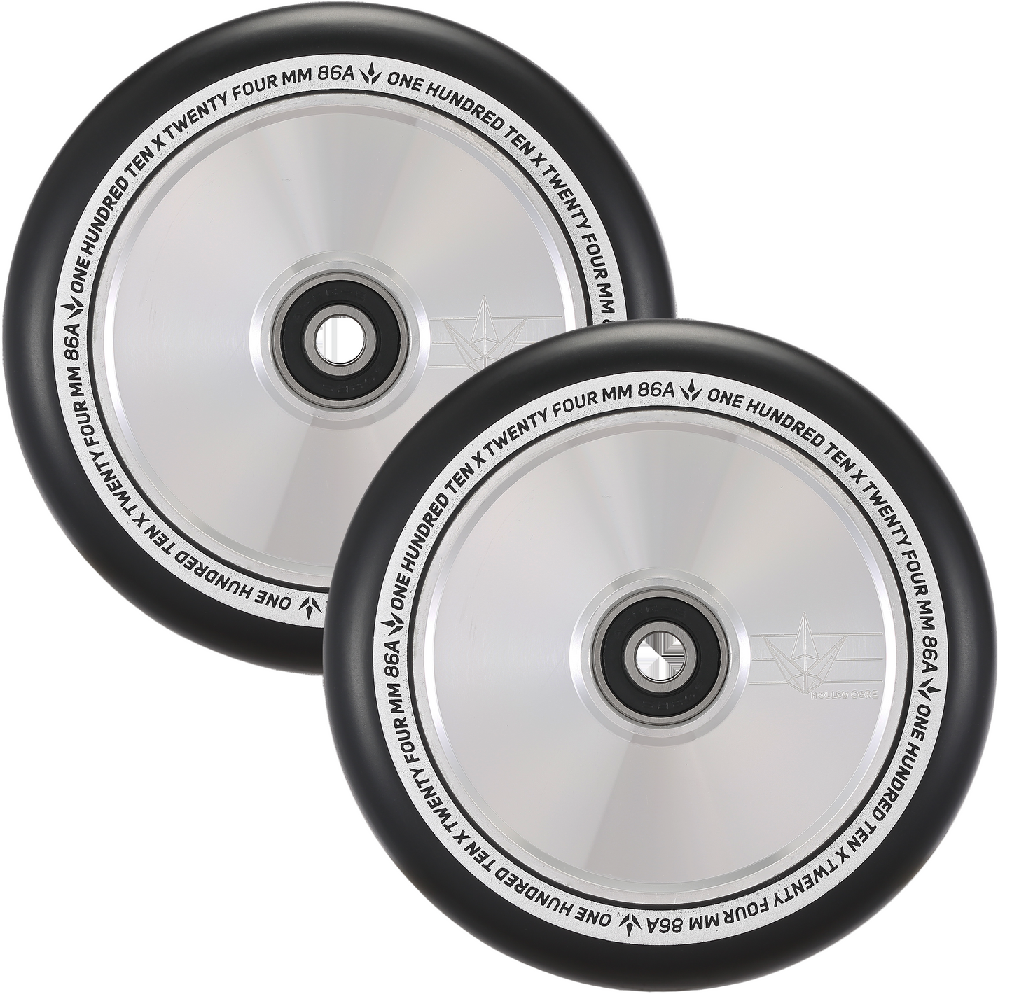 Envy 110mm Hollow Core Wheels - Polished