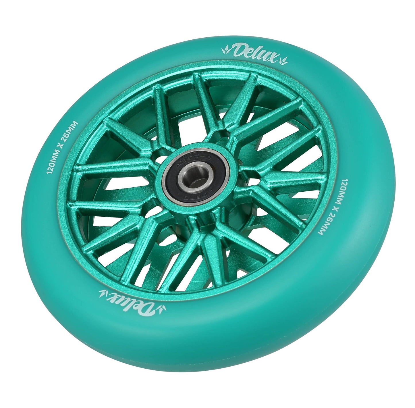 Envy Deluxe Wheels 120mm - Teal
