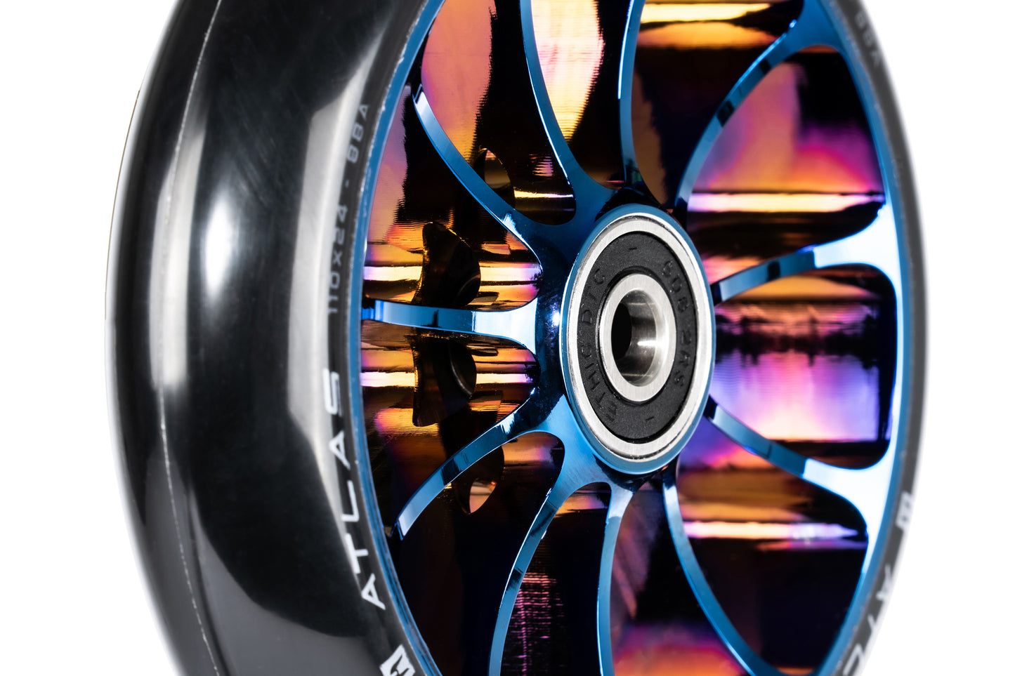 Ethic DTC Atlas 110mm Wheels - Blue Chrome