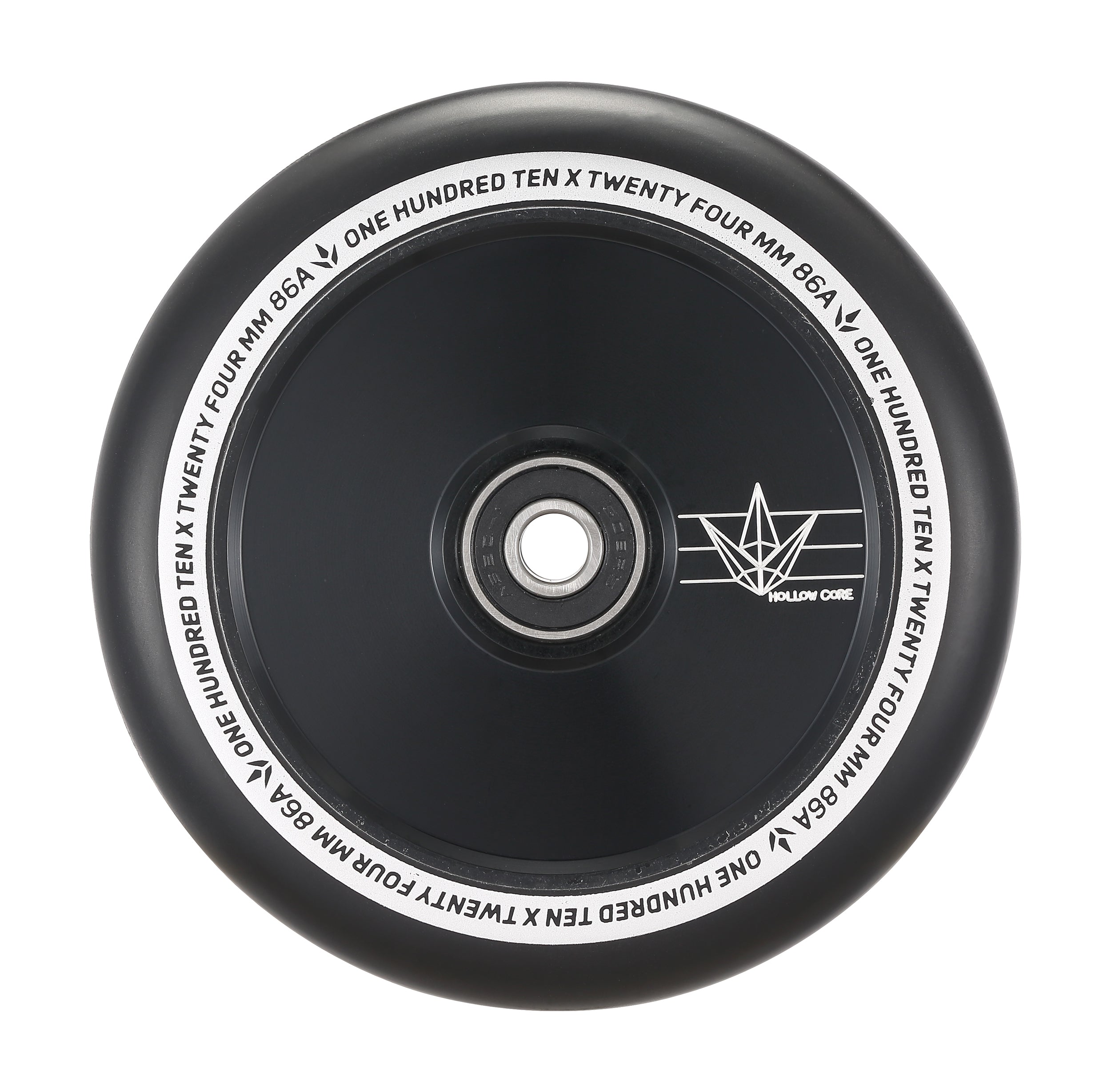 Envy 110mm Hollow Core Wheels - Black – Just Scootering