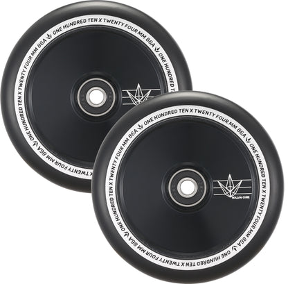 Envy 110mm Hollow Core Wheels - Black