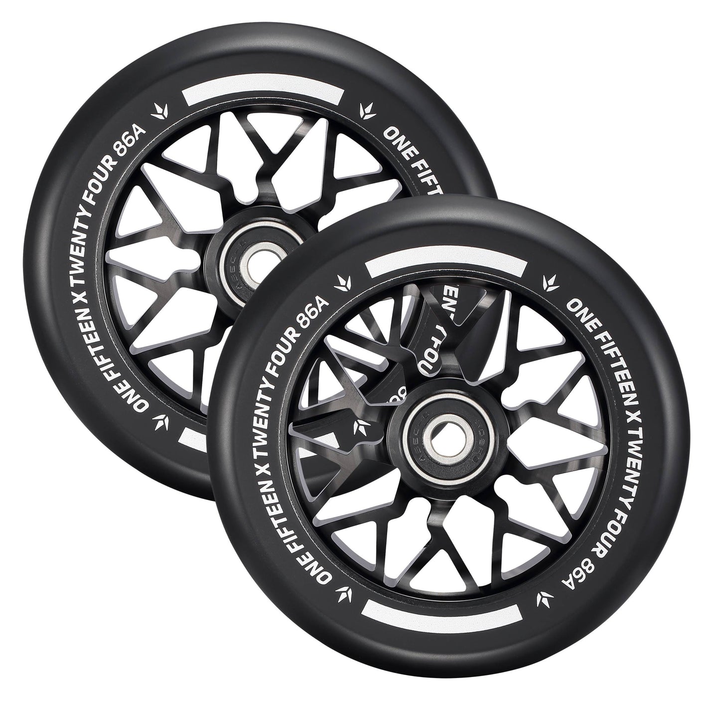 Envy 115mm Sector Wheels - Black