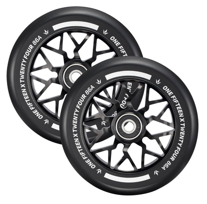 Envy 115mm Sector Wheels - Black