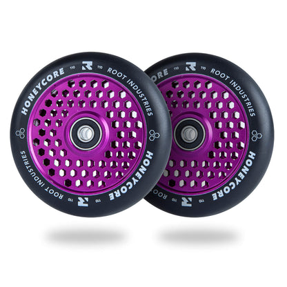 Root Industries Honeycore Wheels - Black/Purple