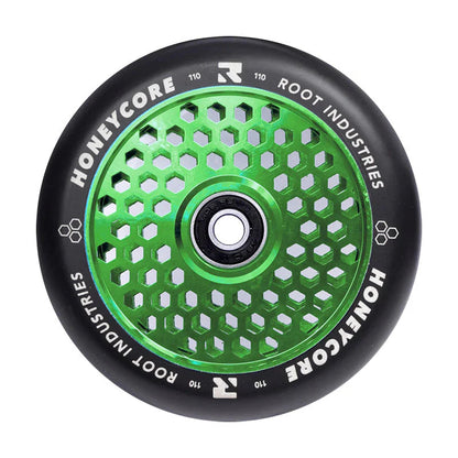 Root Industries Honeycore Wheels - Black/Green