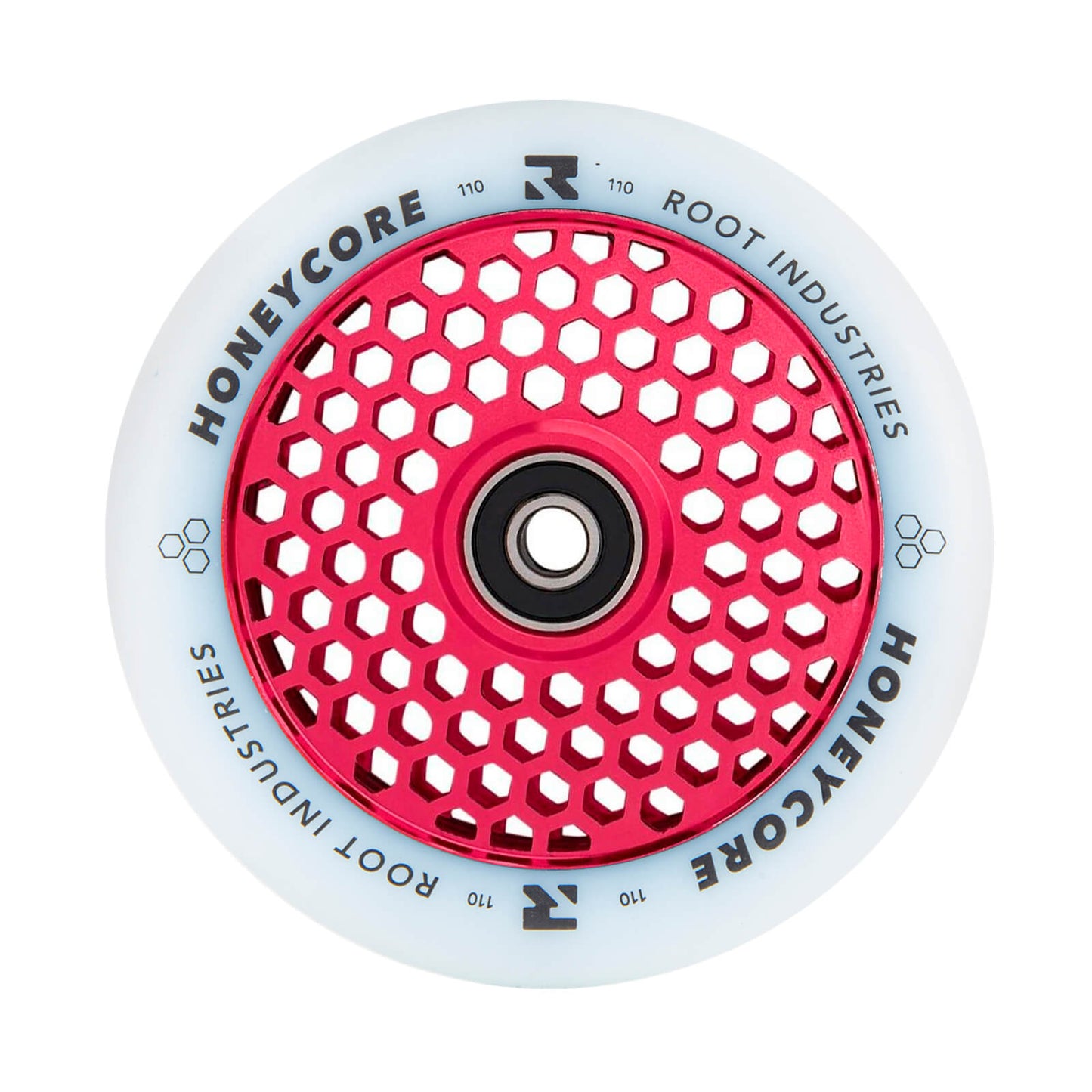 Root Industries Honeycore Wheels - White/ Red