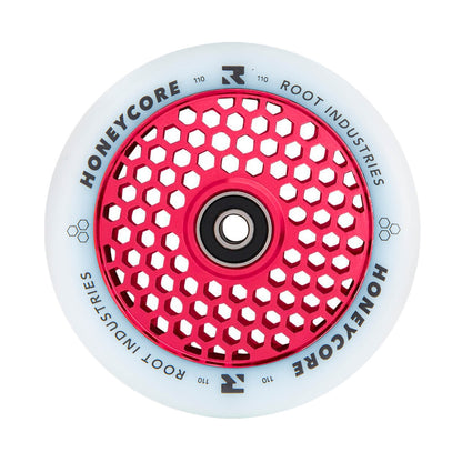 Root Industries Honeycore Wheels - White/ Red