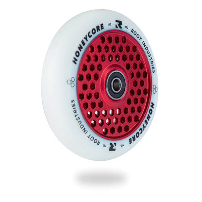 Root Industries Honeycore Wheels - White/ Red