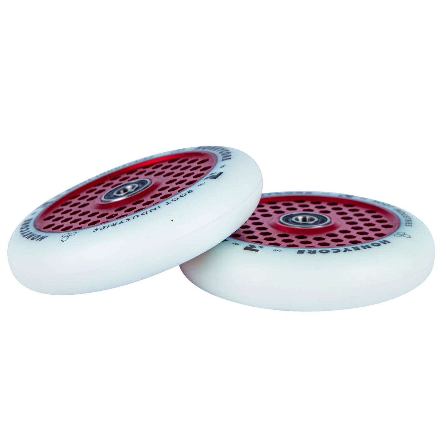 Root Industries Honeycore Wheels - White/ Red