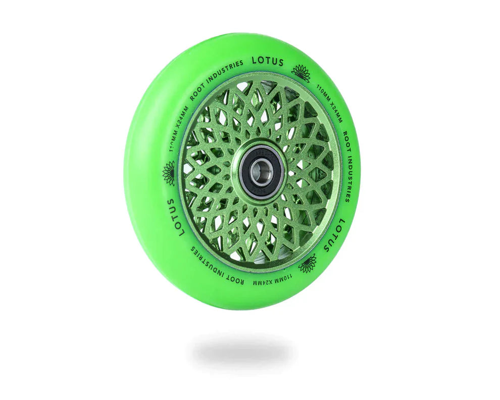 Root Industries Lotus Wheel 110mm - Green/Green