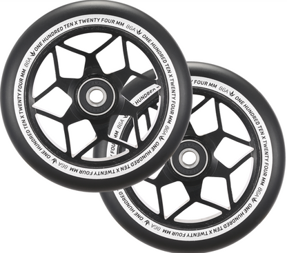 Envy 110m Diamond Wheels - Black