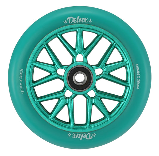 Envy Deluxe Wheels 120mm - Teal
