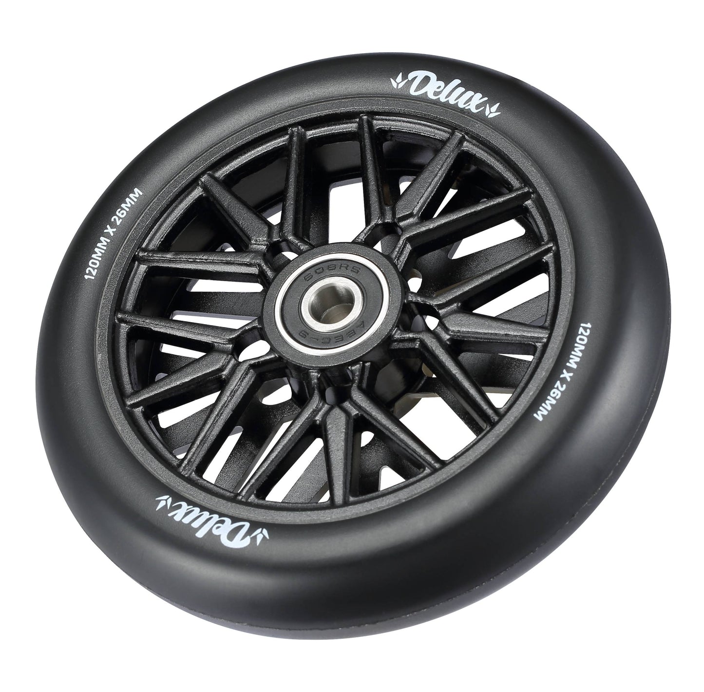 Envy Deluxe Wheels 120mm - Black