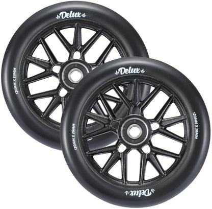 Envy Deluxe Wheels 120mm - Black