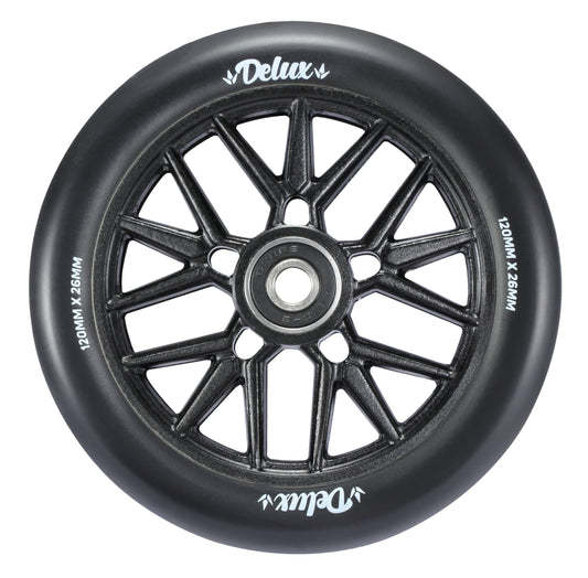 Envy Deluxe Wheels 120mm - Black