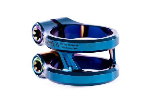 Ethic DTC Sylphe V2 Clamp 34.9mm - Chrome Blue