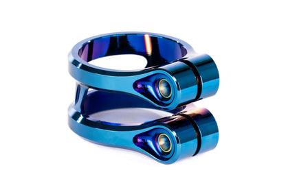 Ethic DTC Sylphe V2 Clamp 34.9mm - Chrome Blue