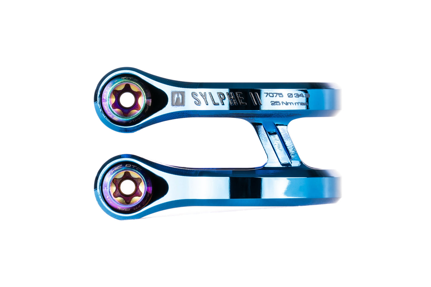 Ethic DTC Sylphe V2 Clamp 34.9mm - Chrome Blue