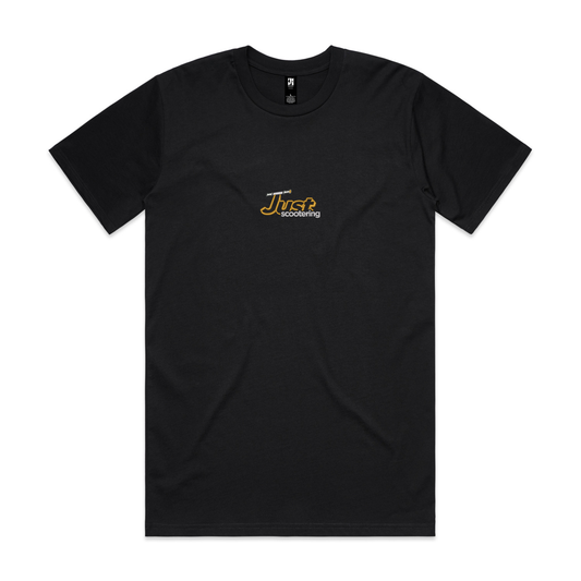 Just Scootering T-shirt - Gold