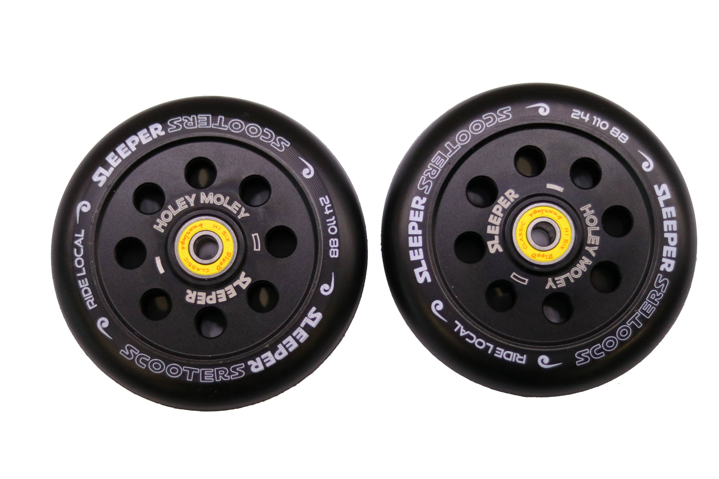 Sleeper Holey Moley Wheels - Black