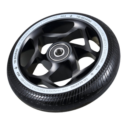 Envy 120mm x 30mm Tri Bearing Wheels - Black