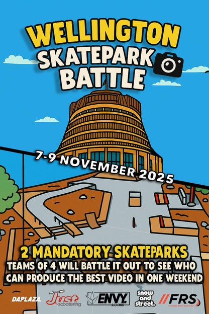 Wellington Skatepark Battle 7-9 November 2025